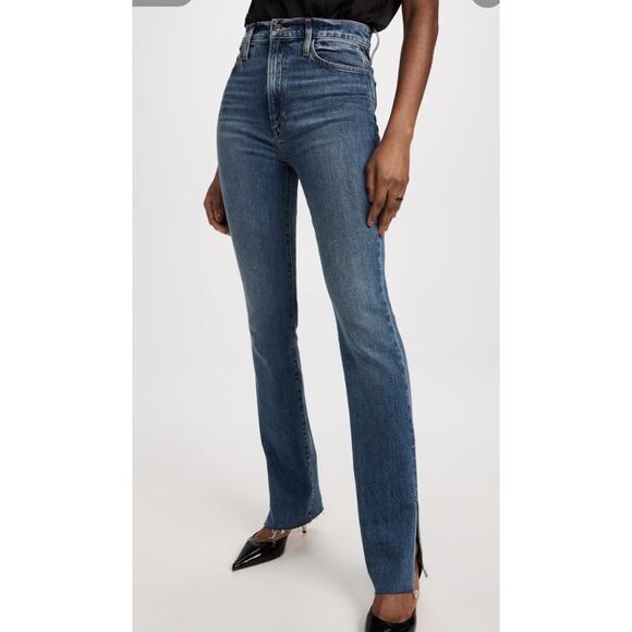 favortite daughter Denim - Women's Straight Leg Jeans - Blue
